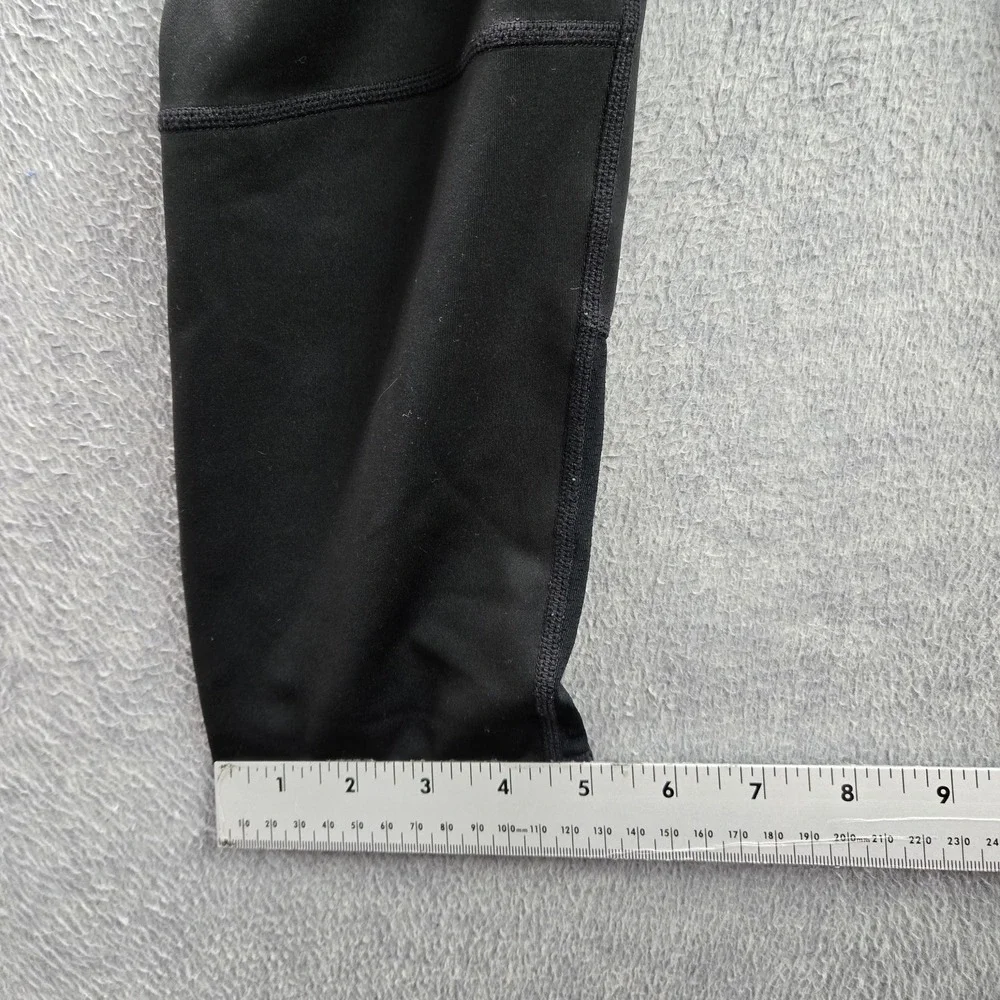 Nike Pro Women Activewear‎ Pants L Black DRI-FIT Pro Compression Tights Logo